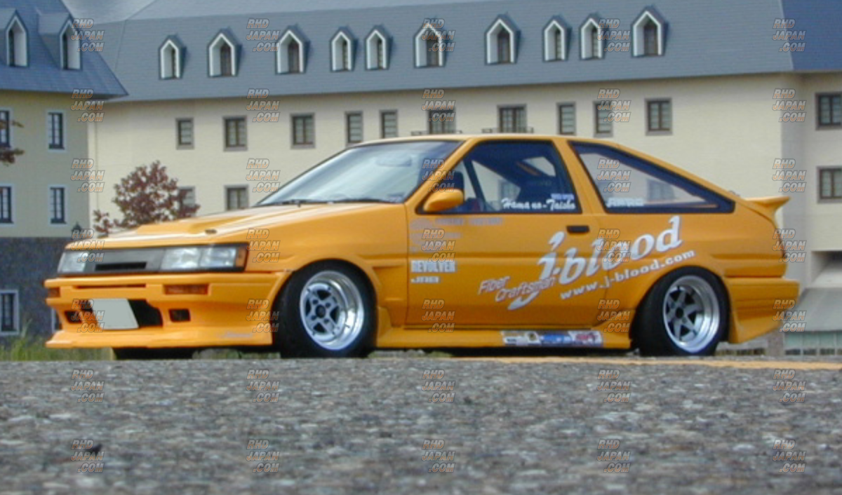 J-Blood Front Lip Spoiler Type-2 Soft FRP - AE86 Levin Zenki